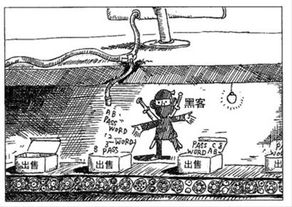黑客通过出售网络信息牟利 晨报记者 李俊 制图